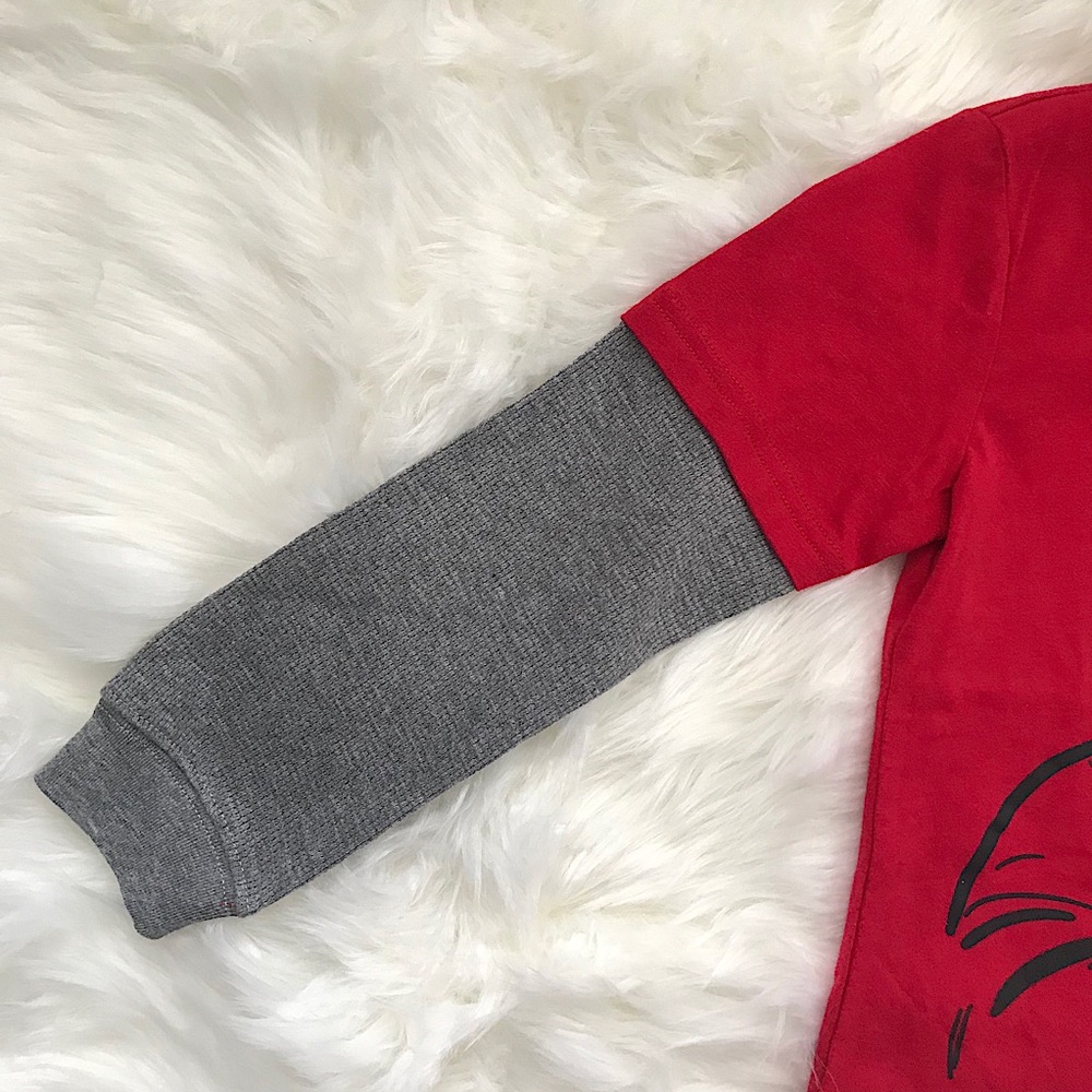 Carter’s Boy’s Red Santa Face Sweater 5T - Picture 7 of 7